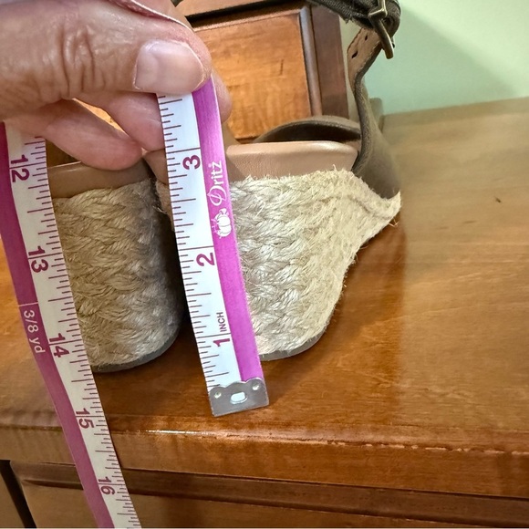 Vionic Corolina Olive Green canvas Wedge Shoes with Cushioned Insole - Picture 5 of 14